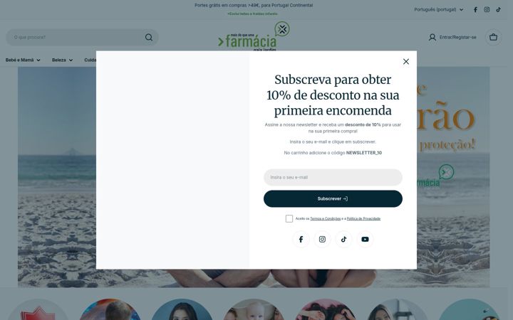 Screenshot of farmaciagaiajardim.com