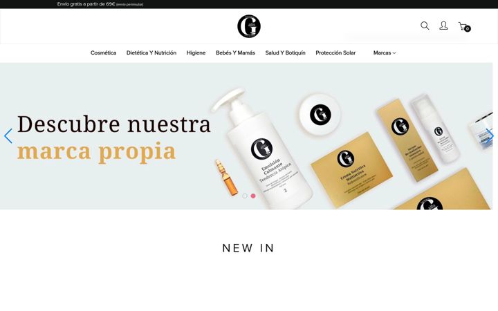 Screenshot of farmaciagallo.es