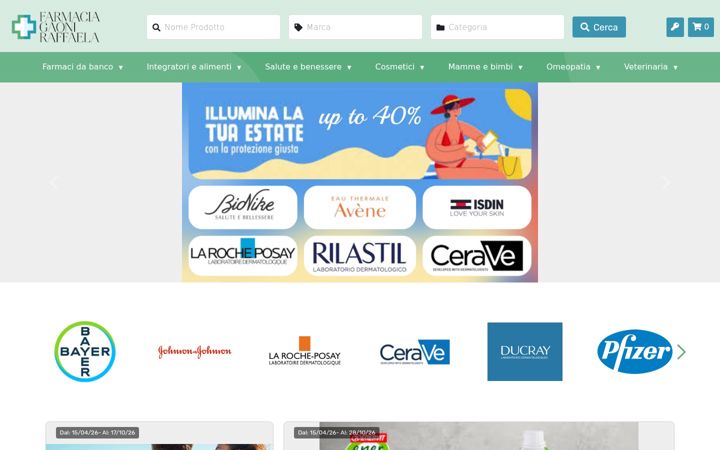 Screenshot of farmaciagaoniraffaela.it