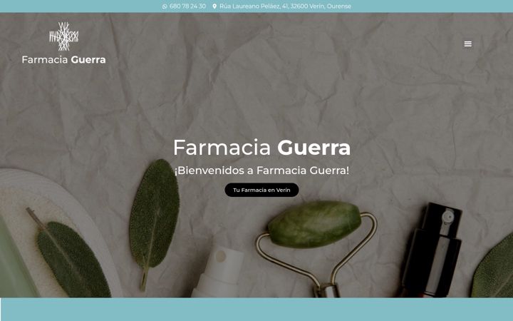 Skjermbilde av farmaciaguerra.com