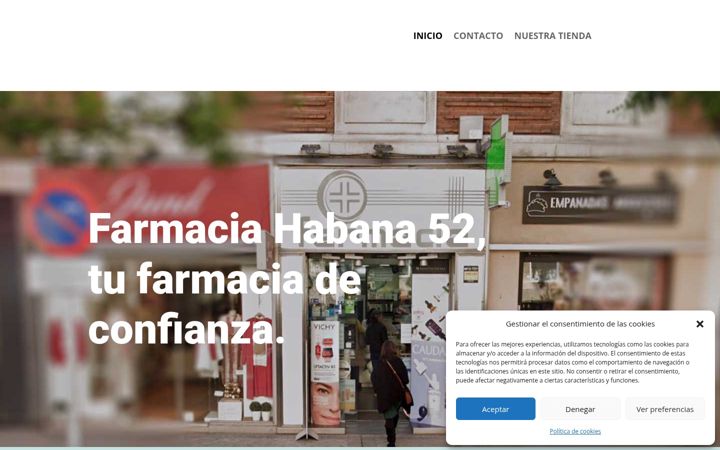 Screenshot του farmaciahabana52.es