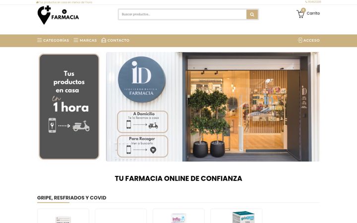 Screenshot of farmaciaid.com