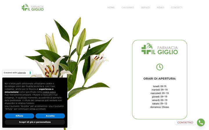 Screenshot of farmaciailgiglio.it