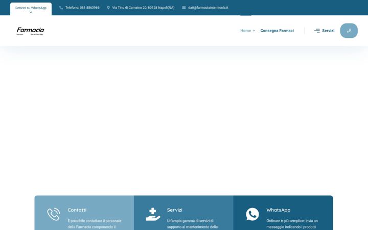 Screenshot of farmaciainternicola.it