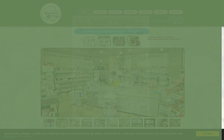 Screenshot of farmaciaitigli.com