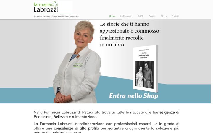 Ekraanipilt saidist farmacialabrozzi.it