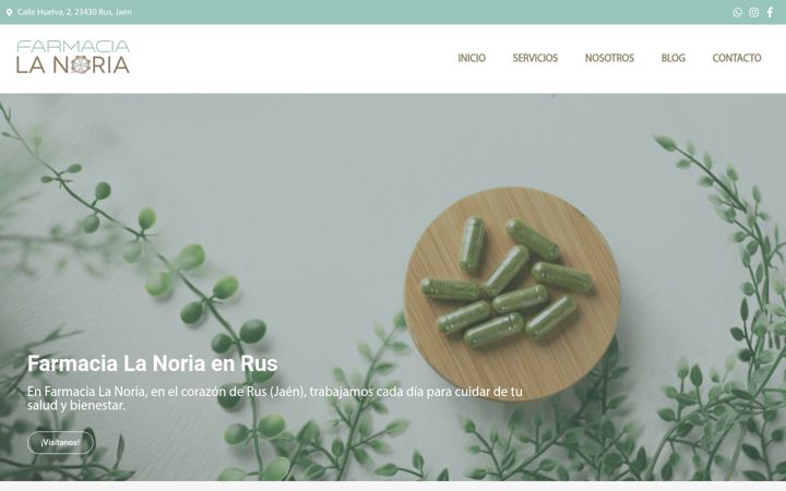 Posnetek zaslona farmacialanoria.es