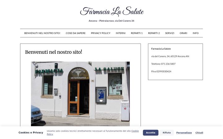 Screenshot of farmacialasalute.it