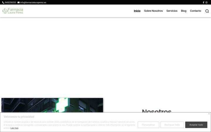 Screenshot of farmacialauraperez.es