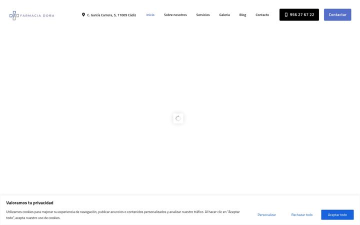 Screenshot of farmaciamariajosedona.com