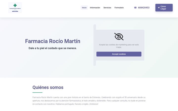 Screenshot του farmaciamartinvalle.es