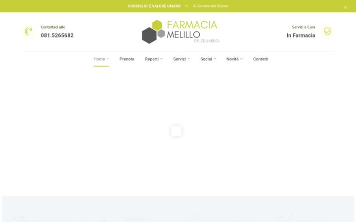 Screenshot di farmaciamelillo.it