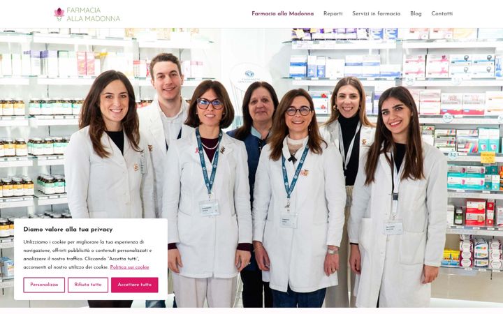 Screenshot di farmaciameolo.it