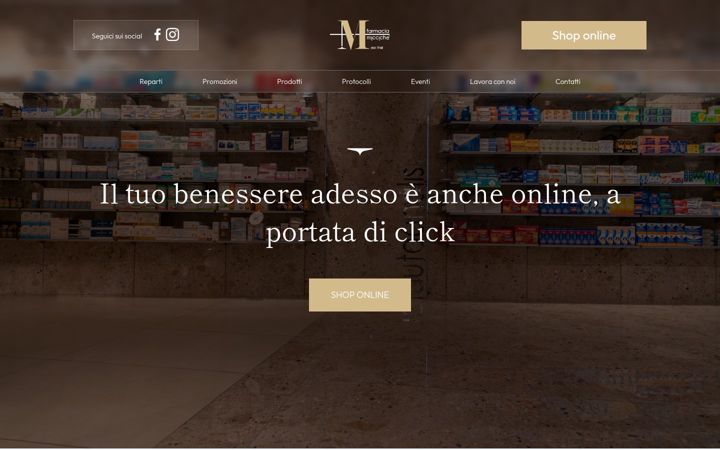 Screenshot di farmaciamicciche.it
