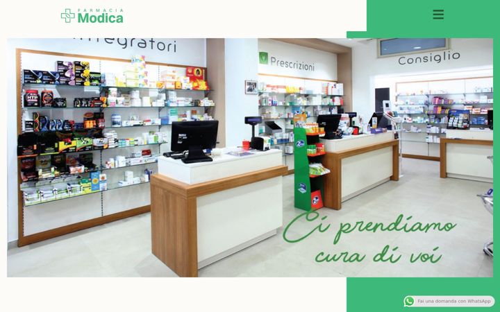 Posnetek zaslona farmaciamodica.it