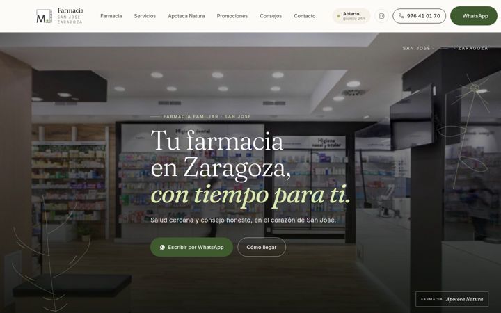 Screenshot of farmaciamtorrijo.com