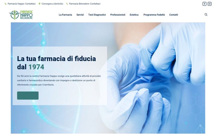Posnetek zaslona farmacianappo.it