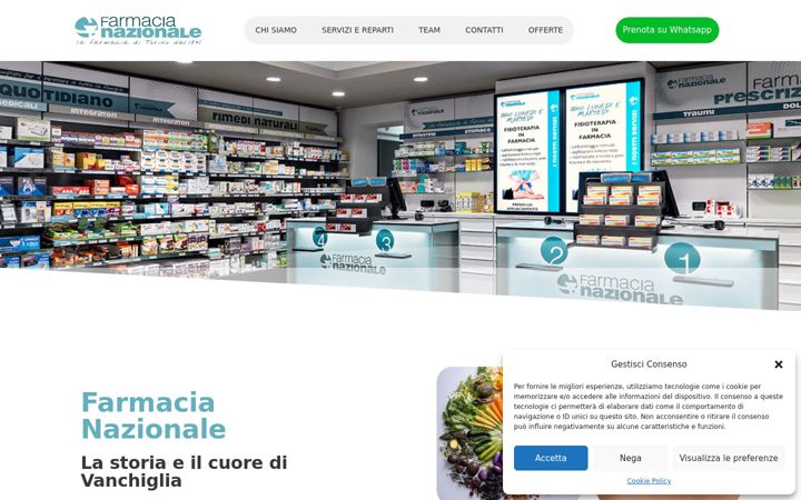 Posnetek zaslona farmacianazionale.it