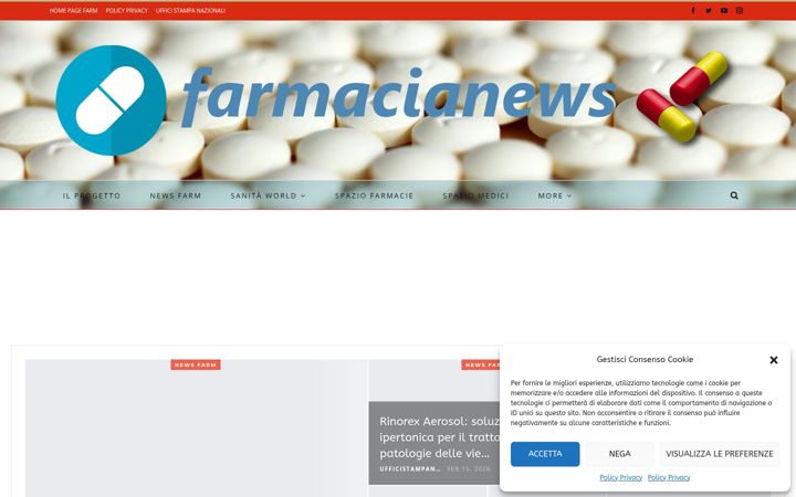 Ekrānuzņēmums no farmacianews.info