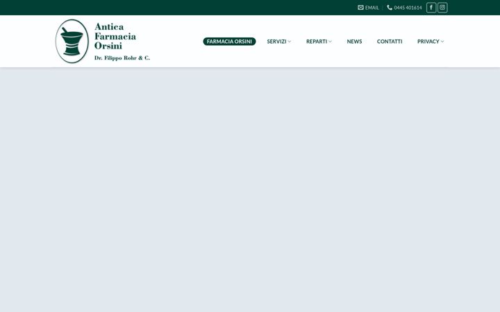 Screenshot of farmaciaorsini.it