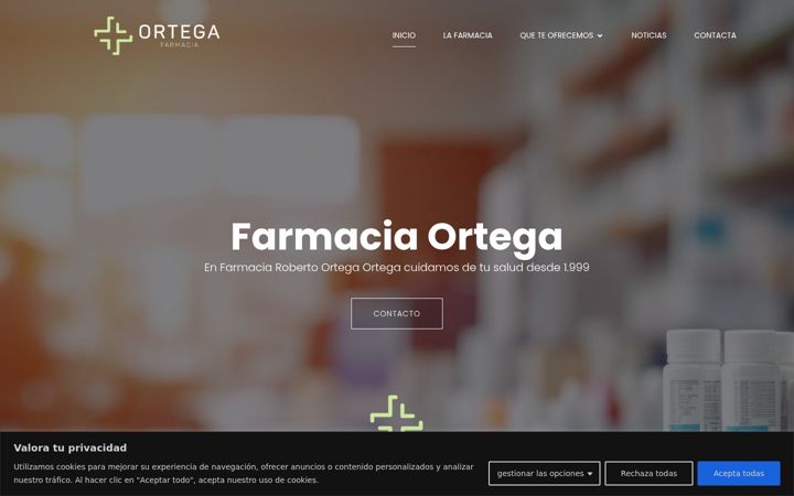 Képernyőkép: farmaciaortega.es