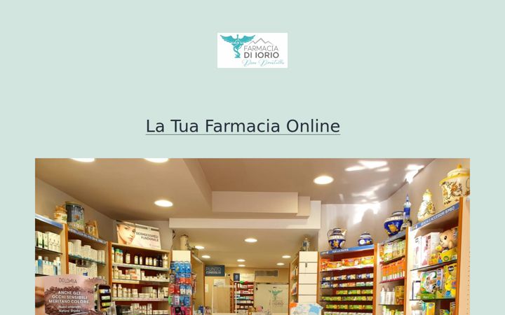 Screenshot of farmaciaovindoli.it