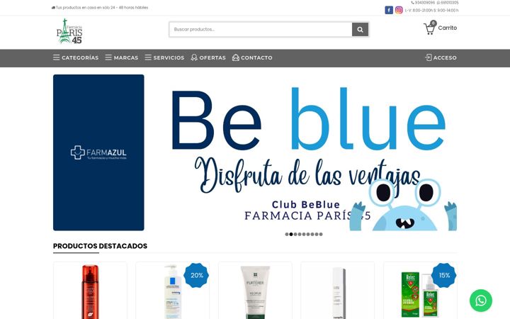 Képernyőkép: farmaciaparis45.es