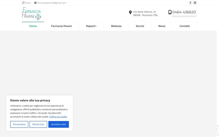 Screenshot of farmaciapavani.it