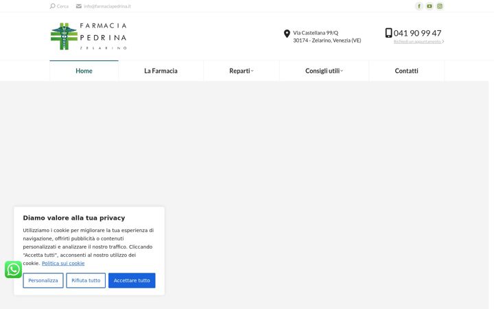 Ekraanipilt saidist farmaciapedrina.it