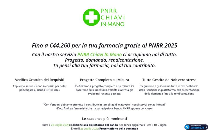 Screenshot of farmaciapnrr.com