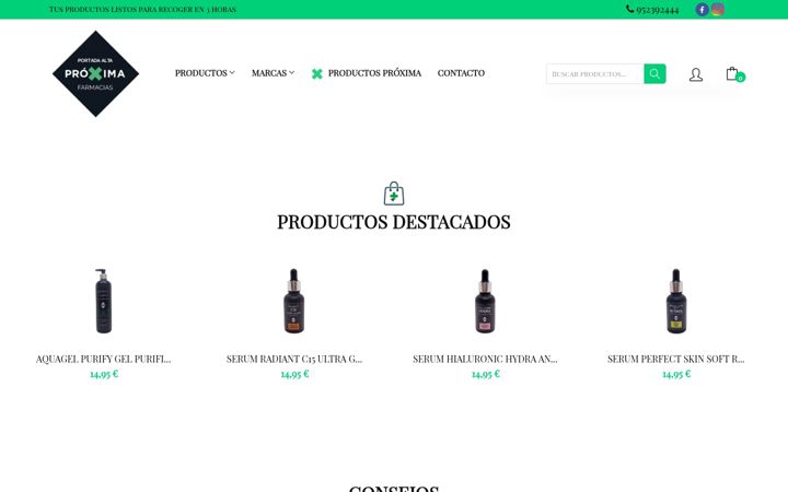 Screenshot of farmaciaportadaalta.es
