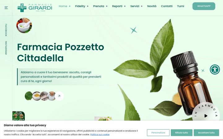 Zrzut ekranu farmaciapozzetto.it