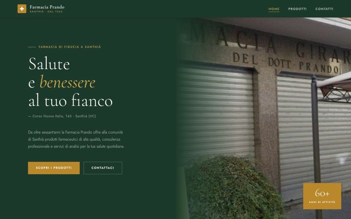 Screenshot of farmaciaprando.it
