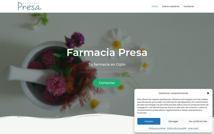 Screenshot του farmaciapresa.es