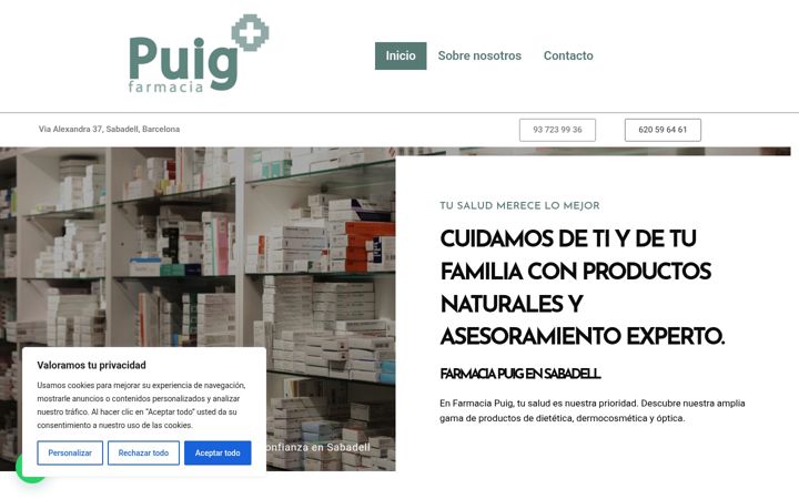 Screenshot of farmaciapuigcamarero.com