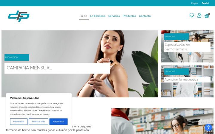 Screenshot του farmaciapuya.es