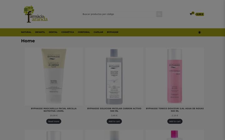 Screenshot of farmaciaranda.com