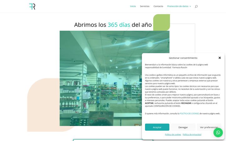 Screenshot of farmaciarascon.es