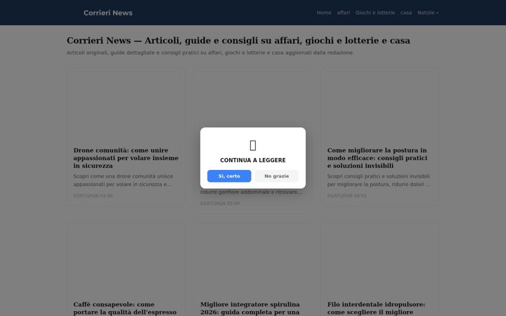 Screenshot of farmaciarivosecchi.it