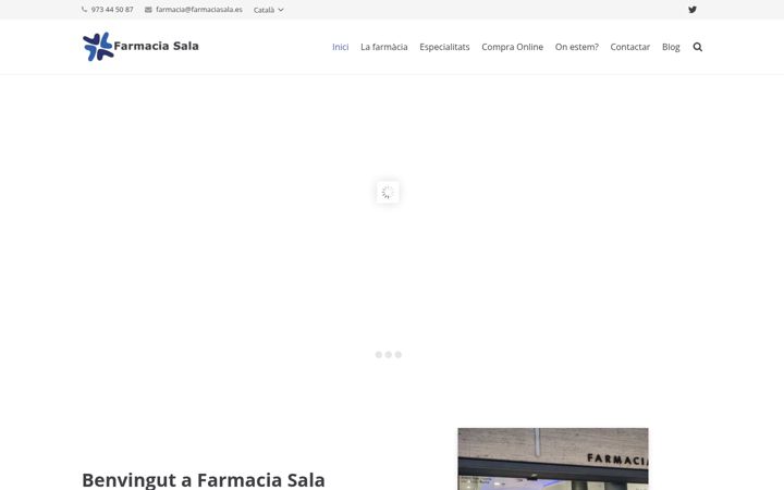 Screenshot του farmaciasala.es