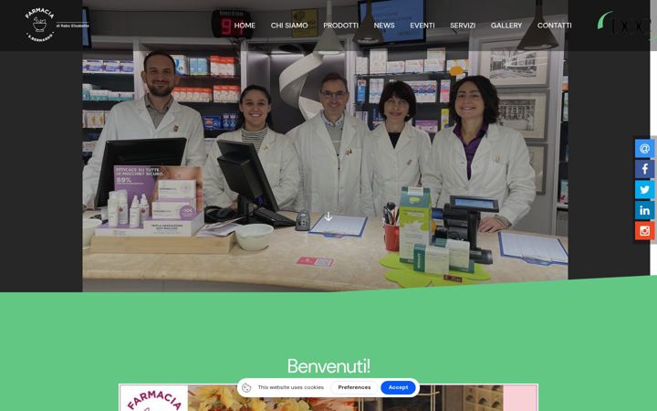 Zrzut ekranu farmaciasanbernardoverzuolo.it