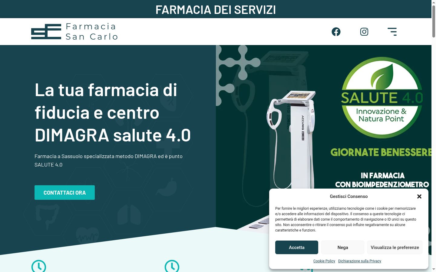 Captura de ecrã do banner de consentimento apresentado antes de qualquer interação
