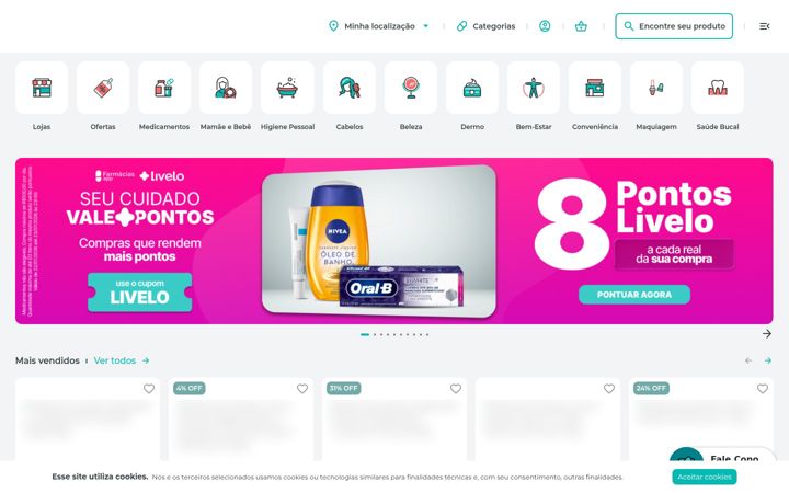 Екранна снимка на farmaciasapp.com.br