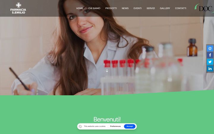 Zrzut ekranu farmaciasemilio.it