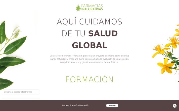 Screenshot of farmaciasintegrativas.com
