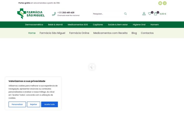 Skärmbild av farmaciasmiguel.pt