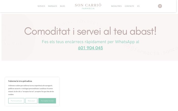 Screenshot του farmaciasoncarrio.es