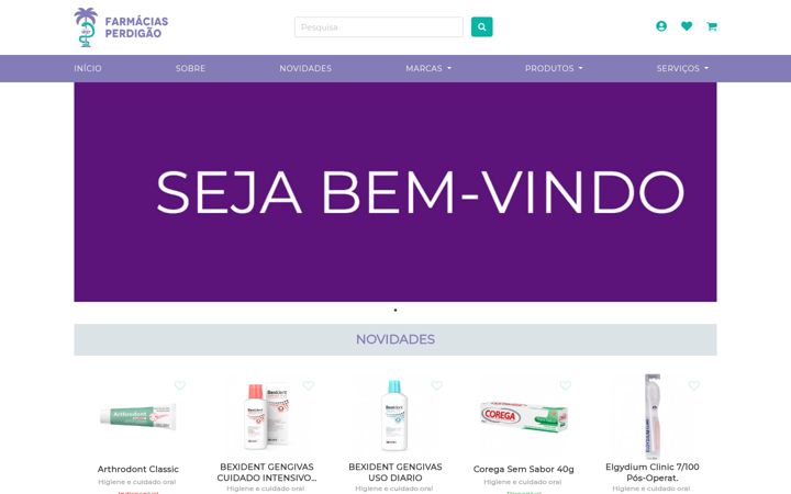 Skärmbild av farmaciasperdigao.pt