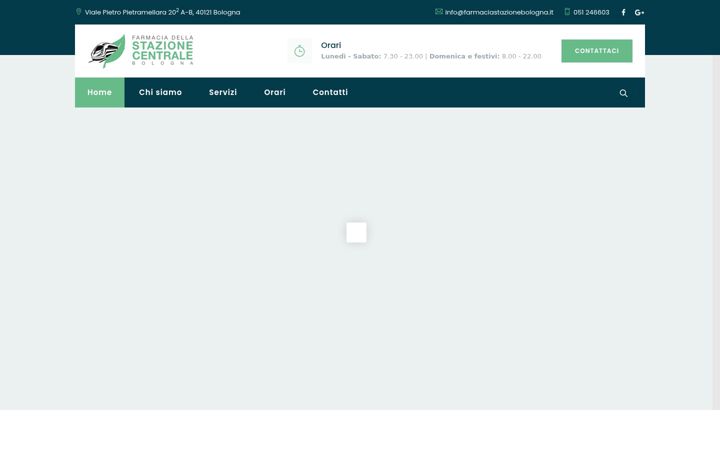 Screenshot of farmaciastazionebologna.it