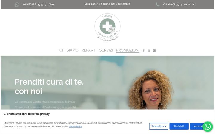 Screenshot of farmaciastiore.it